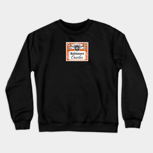 FRONT & BACK print Vintage Baltimore Beer Crewneck Sweatshirt